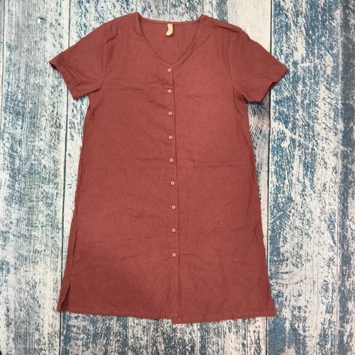 Maroon Ladies Shift Dress