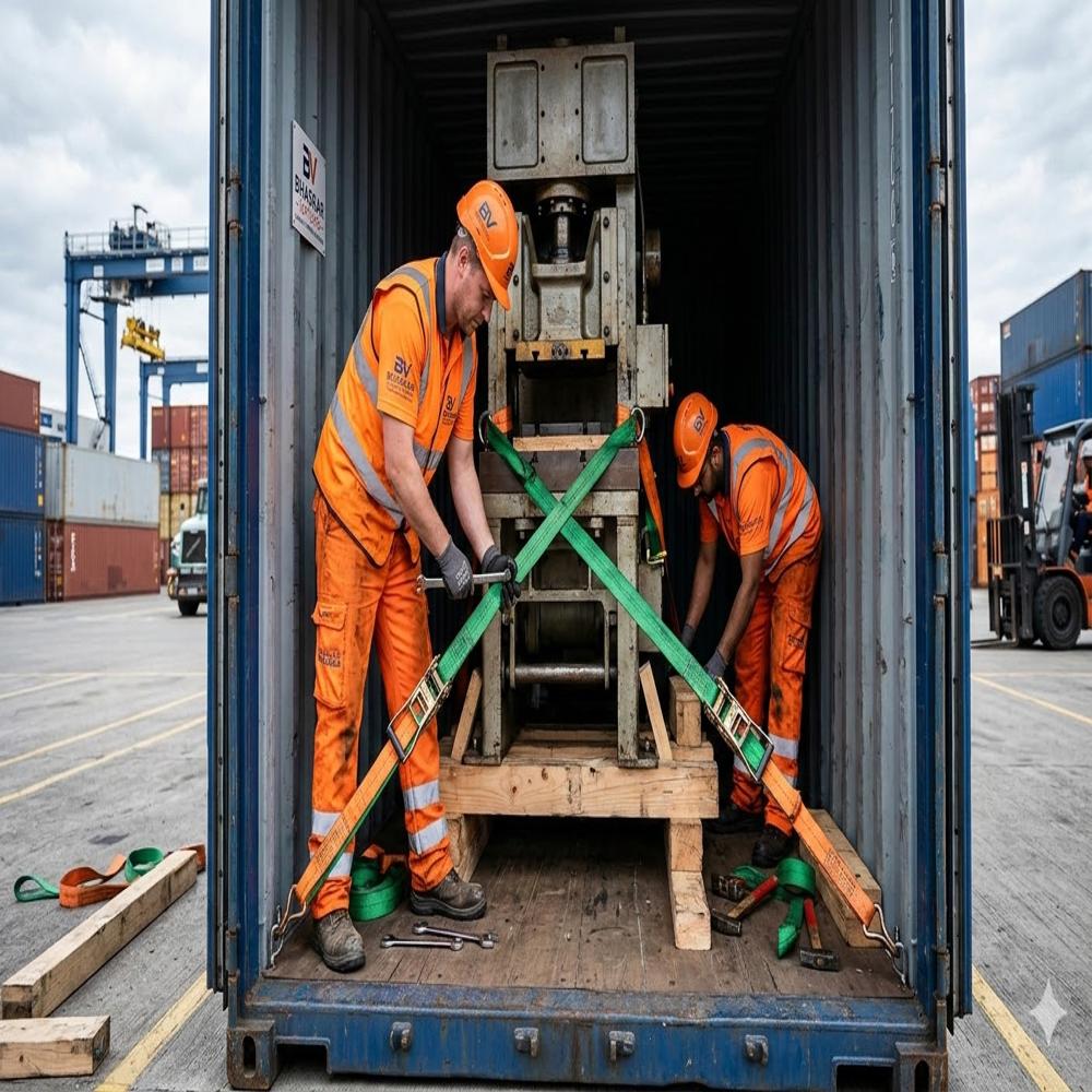 Shipping container Lashing