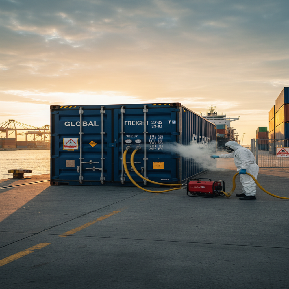 Export Container Fumigation - External Dimension: Standard