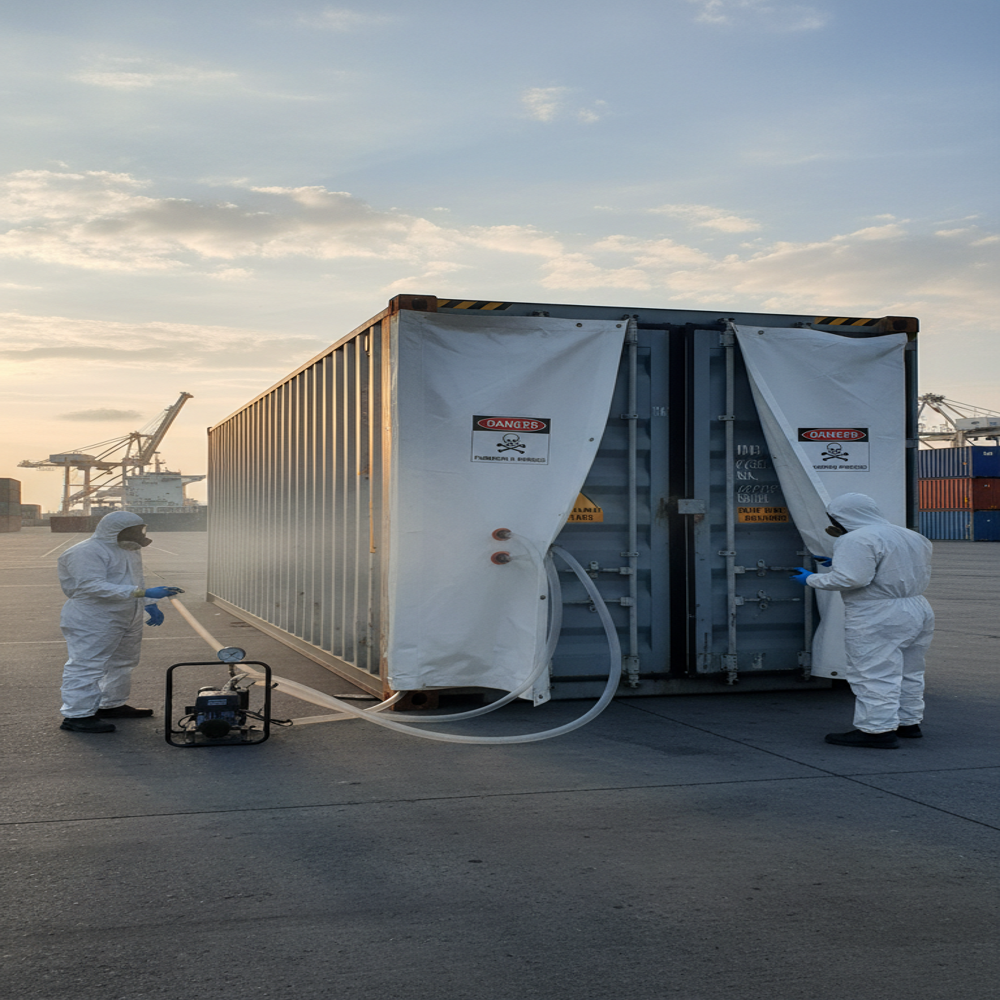 Export Container Fumigation - External Dimension: Standard