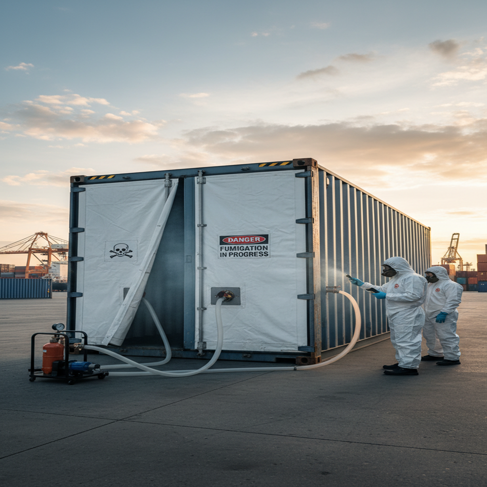 Export Container Fumigation - External Dimension: Standard