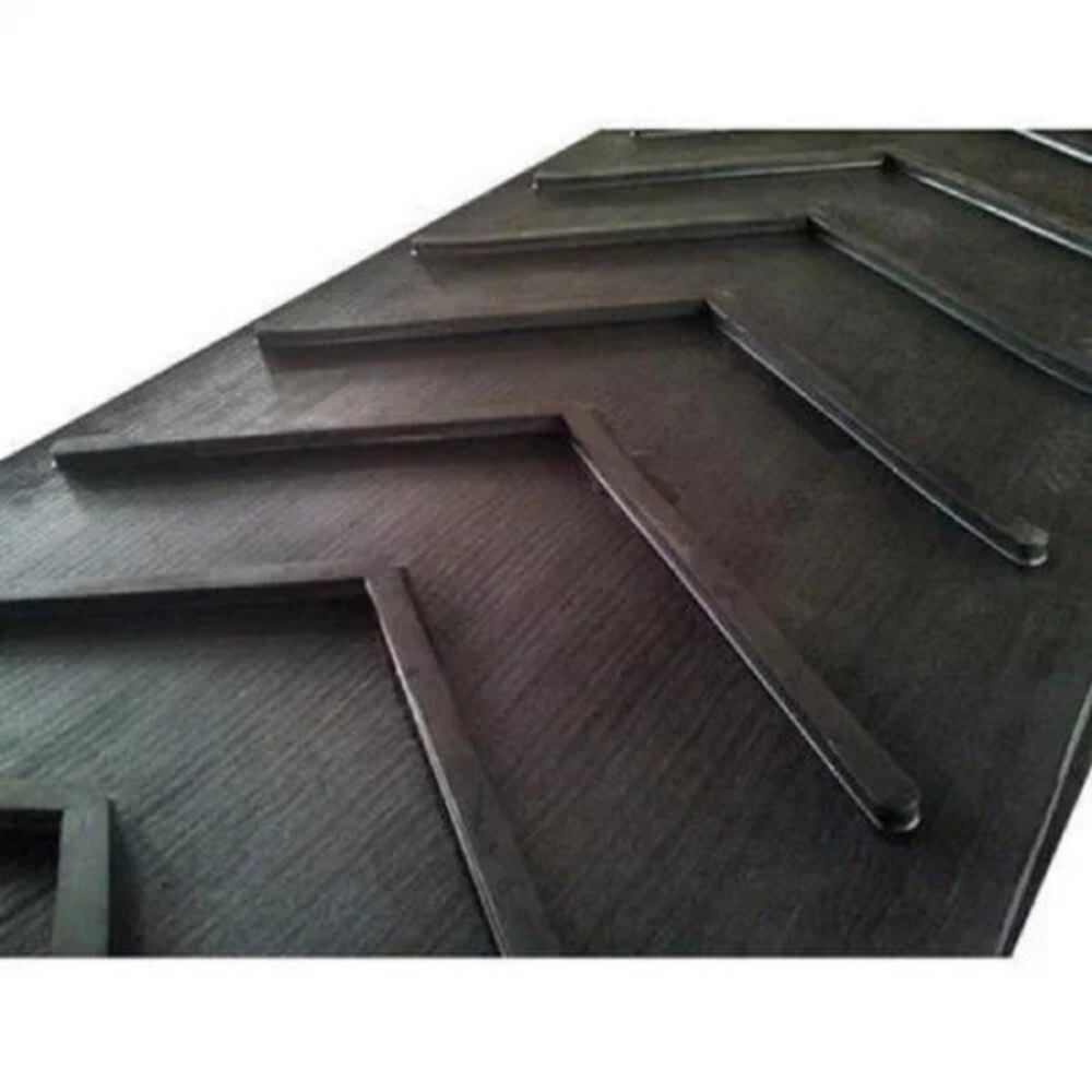 Bullflex Rubber V - Type Chevron Conveyor Belt - Features: Heat Resistant