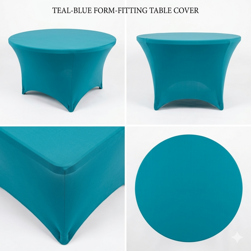 Spandex Round Table Cover - Size: Available For 4Ft