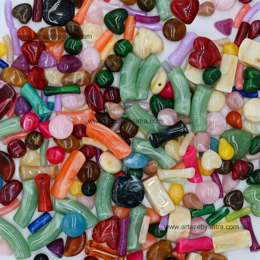 Multicolor Designer Plastic Beads | PB33