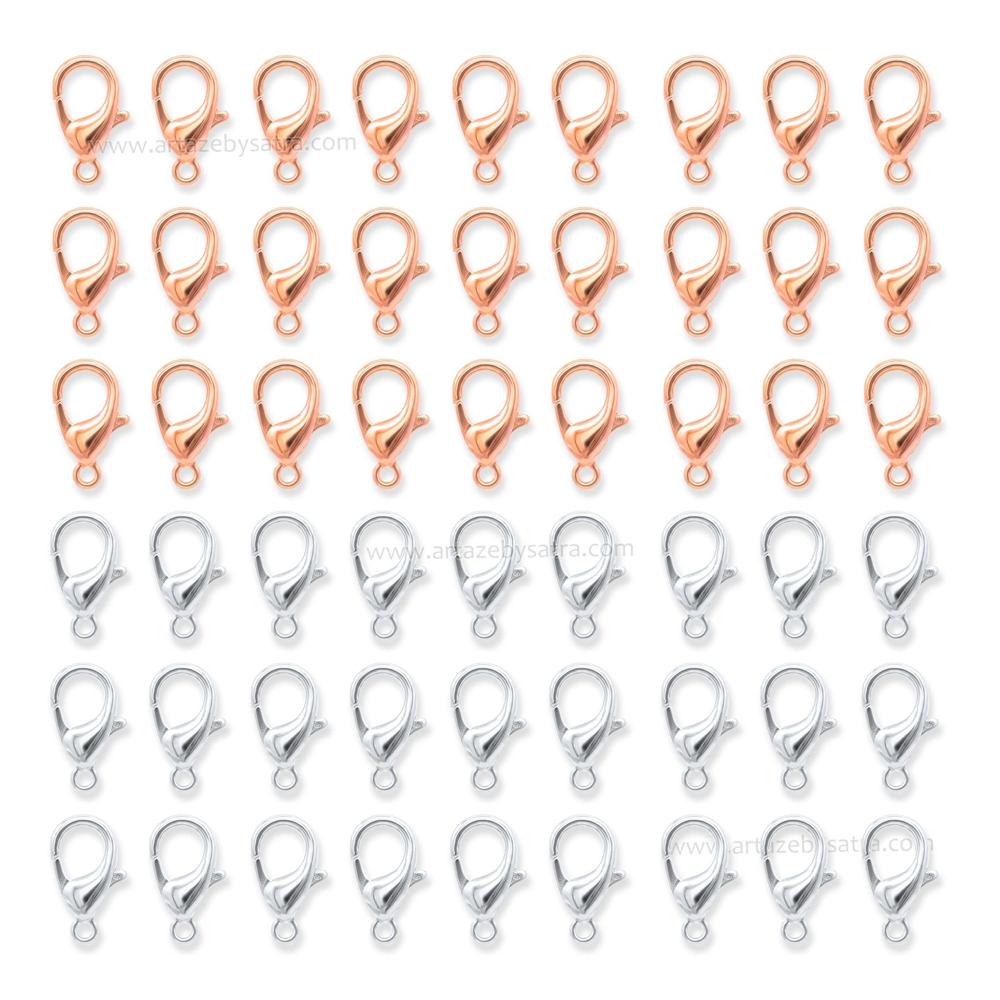 Brass Lobster Clasp | Size : 12mm | Qty : 25pcs | BF135