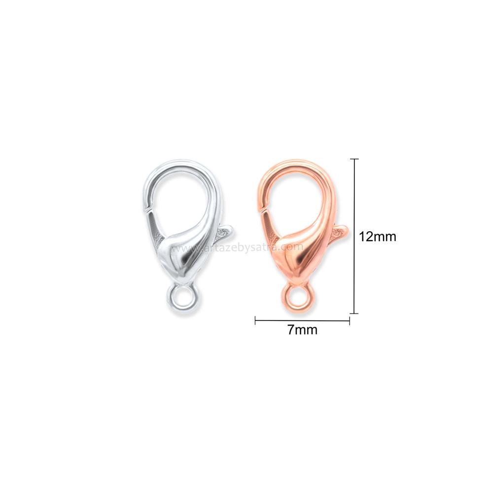 Brass Lobster Clasp | Size : 12mm | Qty : 25pcs | BF135