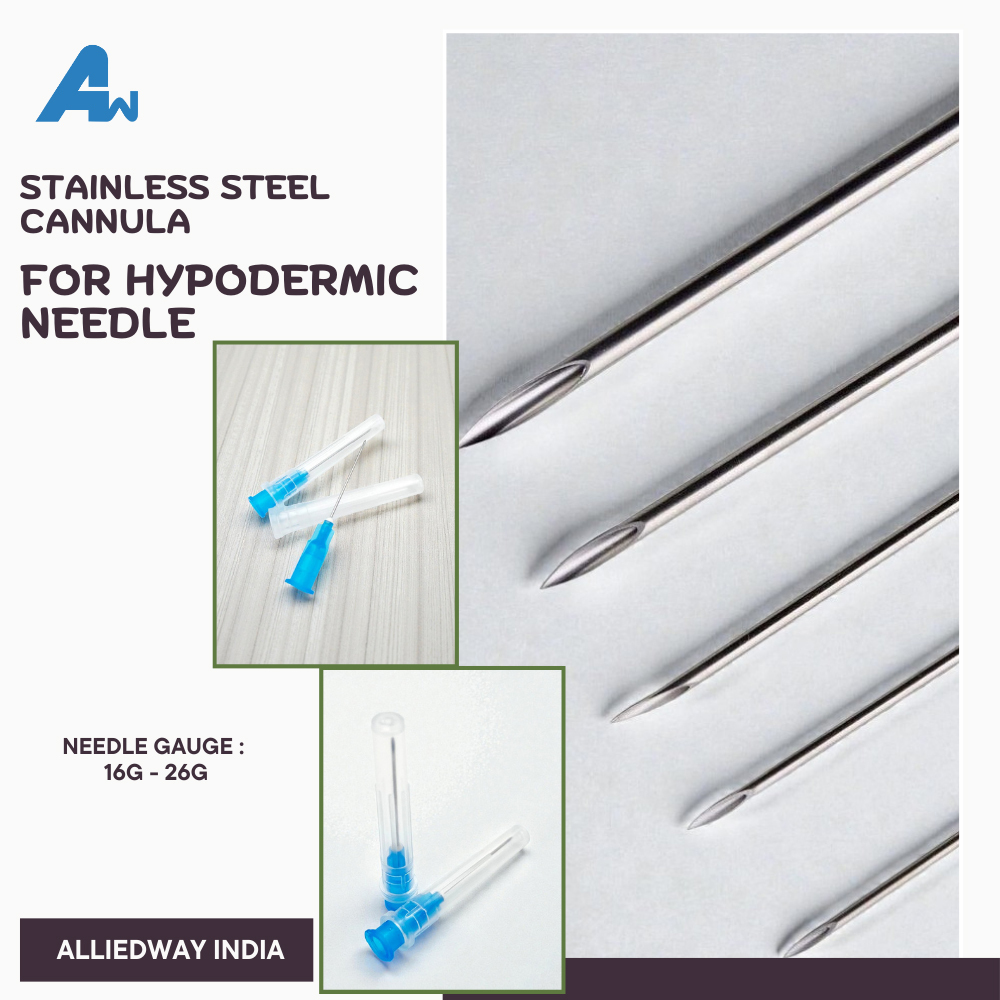Hypodermic Needle Cannula - Color: Sliver