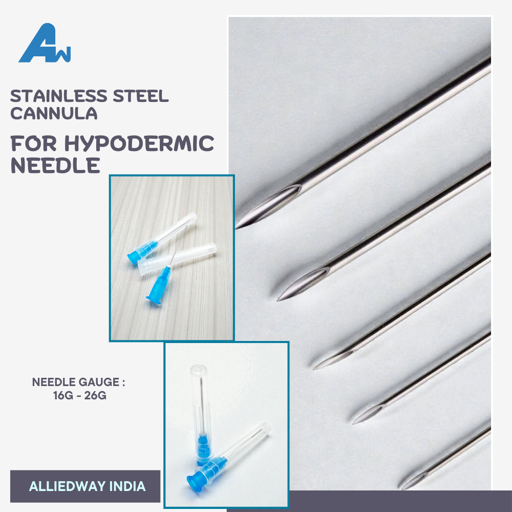 Hypodermic Needle Cannula - Color: Sliver