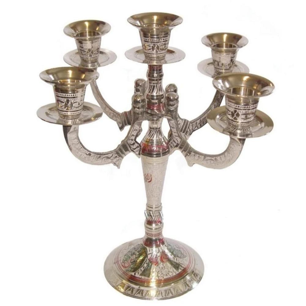 Brass Candle Stand With Handle