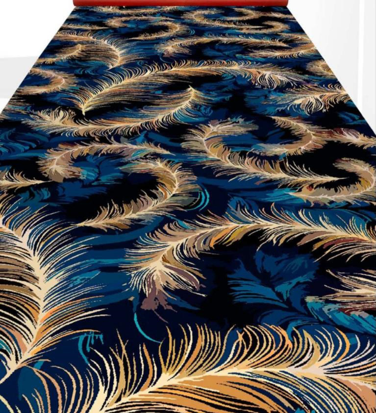 Navy Blue Decorative Carpets