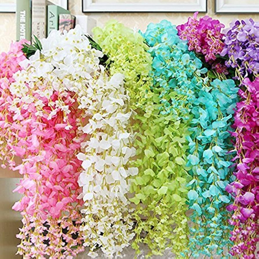 Artificial Wisteria Hanging Flower