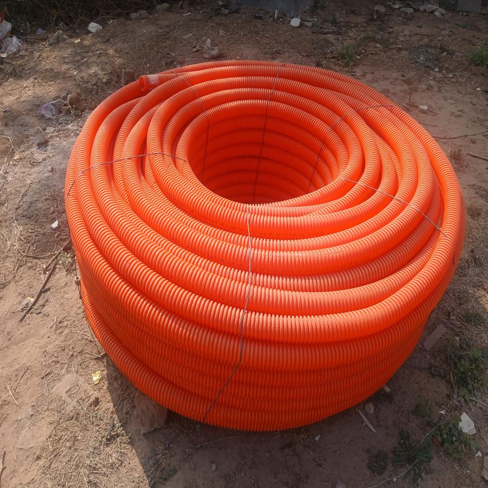 160mm High Density Polyethylene Pipe - Application: Cable Protection