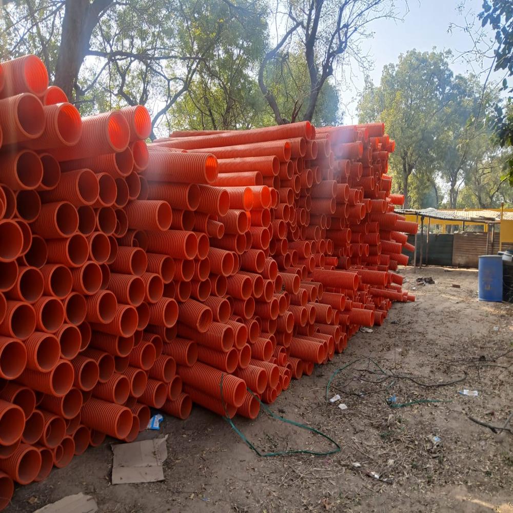 160mm High Density Polyethylene Pipe - Application: Cable Protection