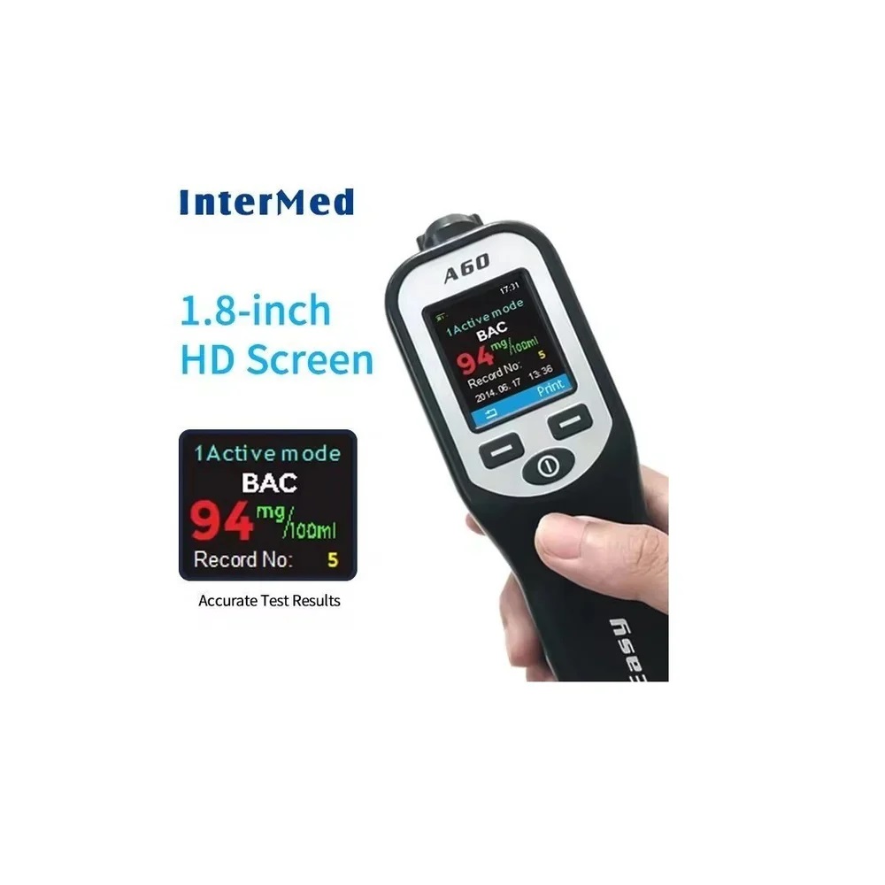 True Sense A60 Alcohol Tester Fuel Cell Sensor Brand Alcostop Fast Alcohol Breathalyzer, AT-31