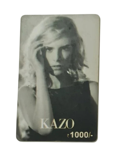 Plastic Warranty Card