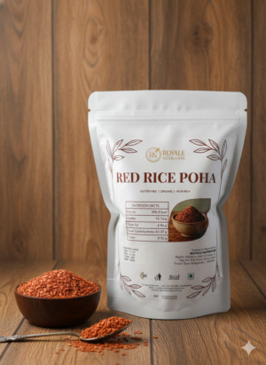 Red Rice Poha (Flattened Red Rice)