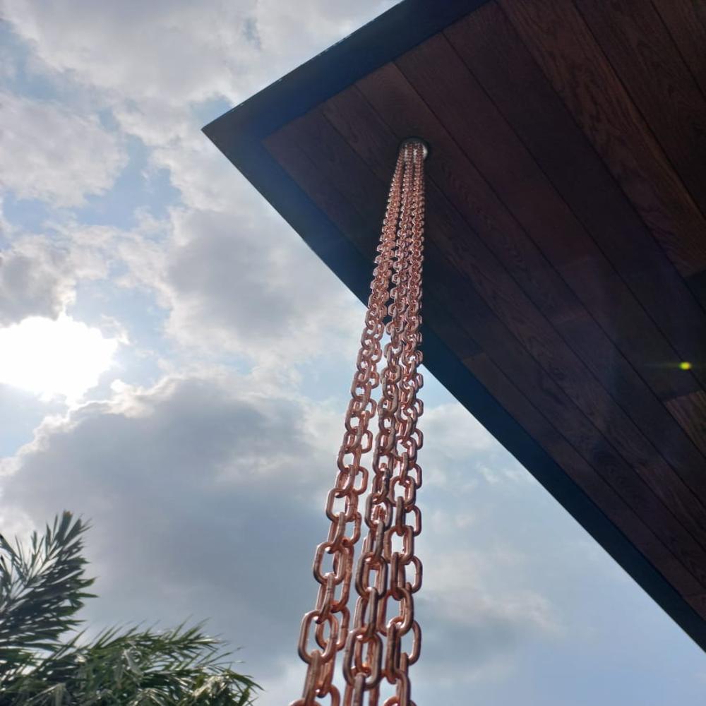 Copper Rain Chain - Material: Metal
