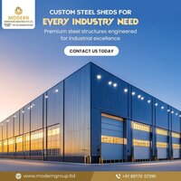 Mild steel Factory Sheds Fabricators