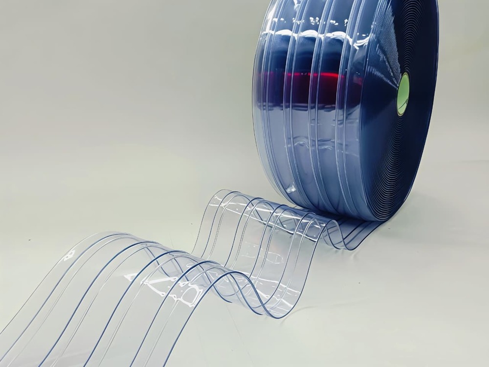 Double Ribbed PVC Strip Curtain