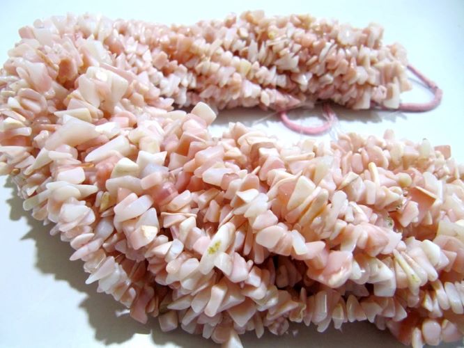 Natural Pink Opal Irregular Chip Gravel Uncut Nugget 6mm To 12mm Size Jewelry Making Beads Strand 34 Inches Long