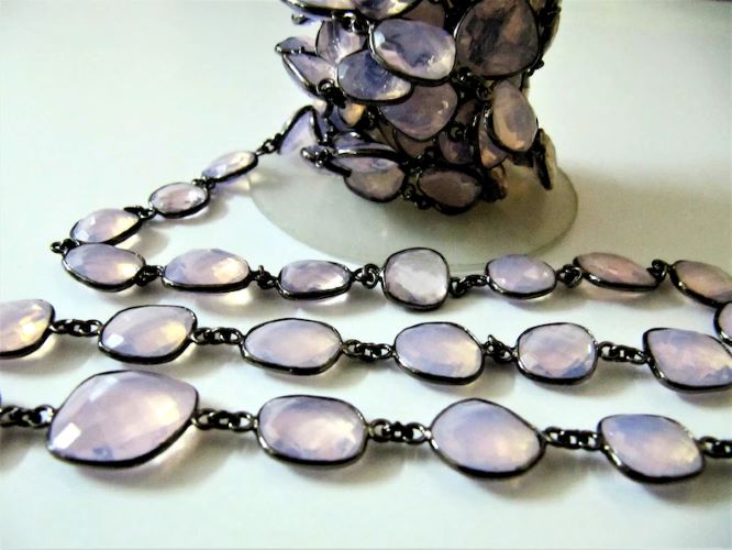 Natural Bio Opal Faceted Cut Pear Shape Briolette Drops Beads Size 10x22 To 11x25mm Strand 8 Inch long