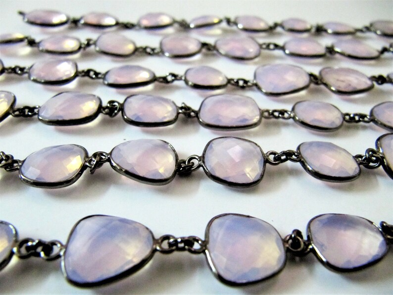 Natural Bio Opal Faceted Cut Pear Shape Briolette Drops Beads Size 10x22 To 11x25mm Strand 8 Inch long