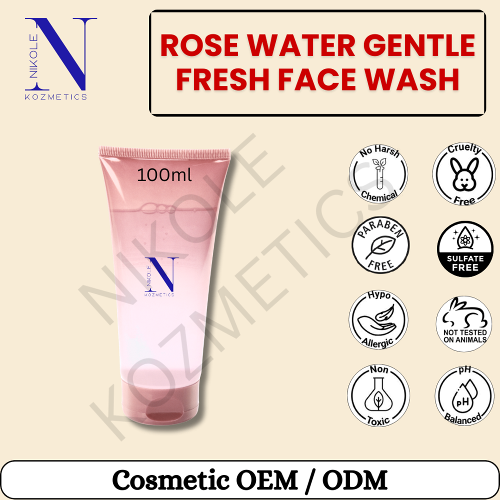 Rose Water Gentle Fresh Face Wash