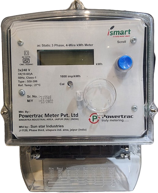 DIGITAL ENERGY 3PHASE METER NORMAL  (10-60Amp)