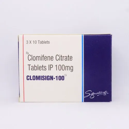 Clomifene Citrate Tablets Ip 100mg (clomisign-100) - Brand Name: Clomisign-100