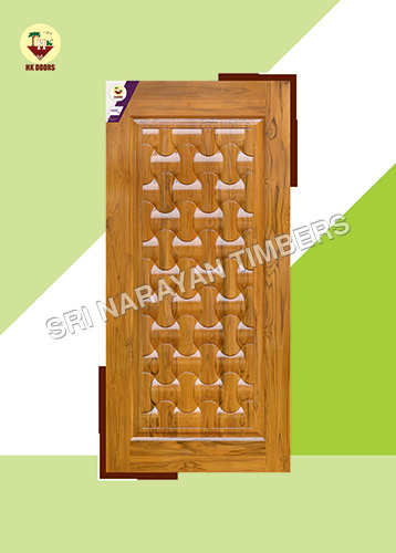 Hk-017 Carving Door Series - Color: Teak/Polished Brown