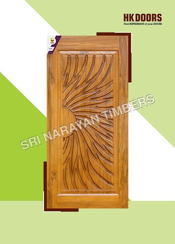 Hk-018 Carving Door Series - Color: Teak