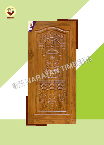Hk-022 Carving Door Series - Color: Brown