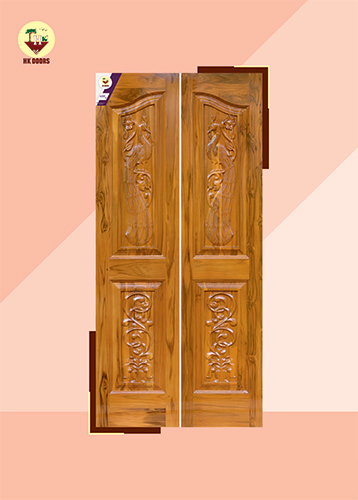 Carving Double Door