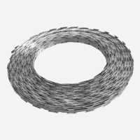 900mm Concertina Coil And Wire - Color: Silvar