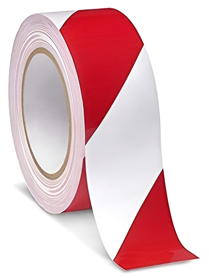 Zebra Waterproof Tape - Color: White & Red