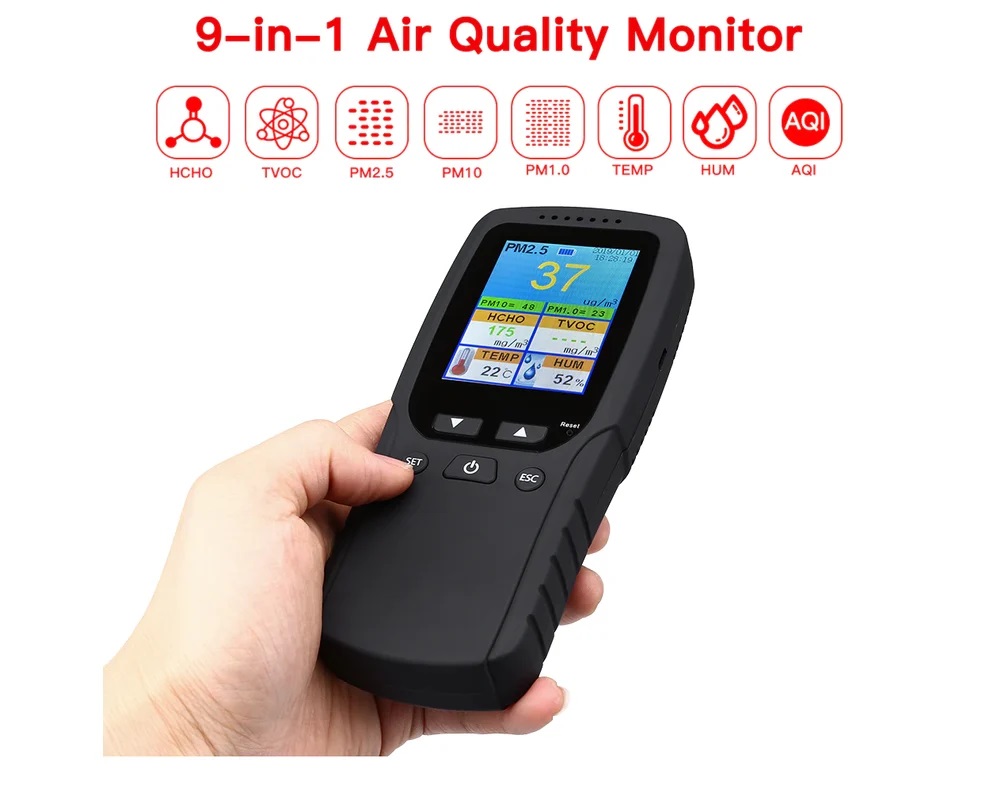 True Sense Air Quality Monitor Pollution Meter, AQM-05