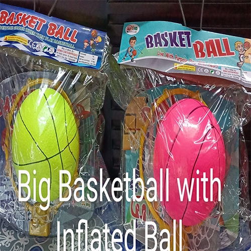 Big Basket Ball with Inflated Ball