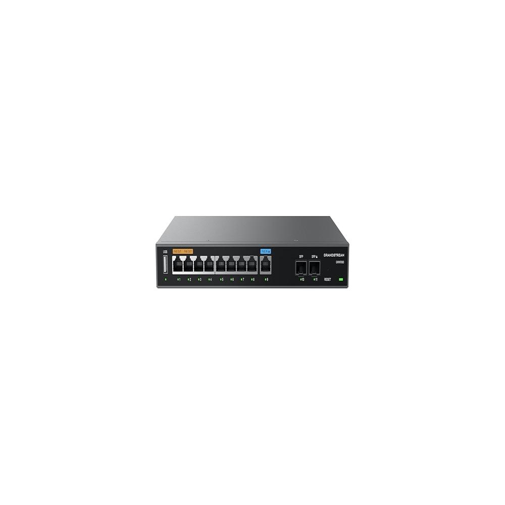 Grandstream GWN7003 11-पोर्ट वायर्ड गीगाबिट VPN राउटर डुअल PoE आउटपुट पोर्ट्स