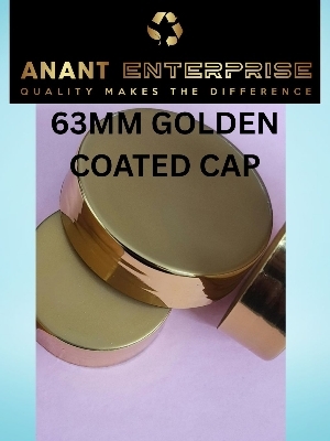 63mm Golden Coated gold cap