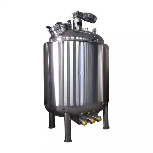 Ss Storage Tank - Stainless Steel, 500-1000 Liters Capacity, Silver Finish | Designed For Industrial Applications, Seamless Integration