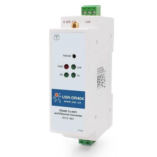 USR-DR404 Din Rail RS485 to WiFi Converters