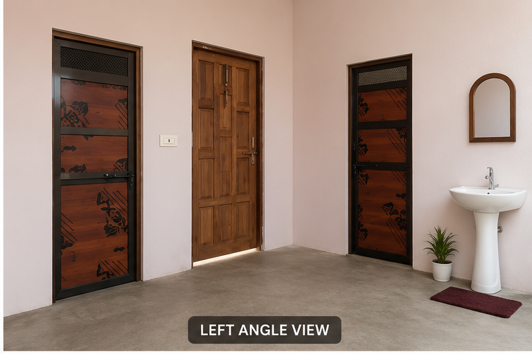 Aluminium Molding Door - Color: Champion