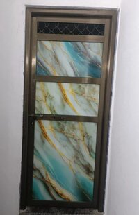 15 Gauge Aluminium Bathroom Door - Color: Printed