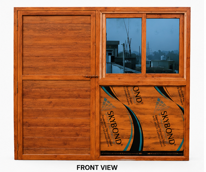 16 Gauge Aluminium Office Partition - Application: Showroom