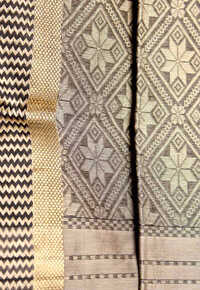 Moss Maheshwari Saree With Detailed Weaving On Pallu & Border