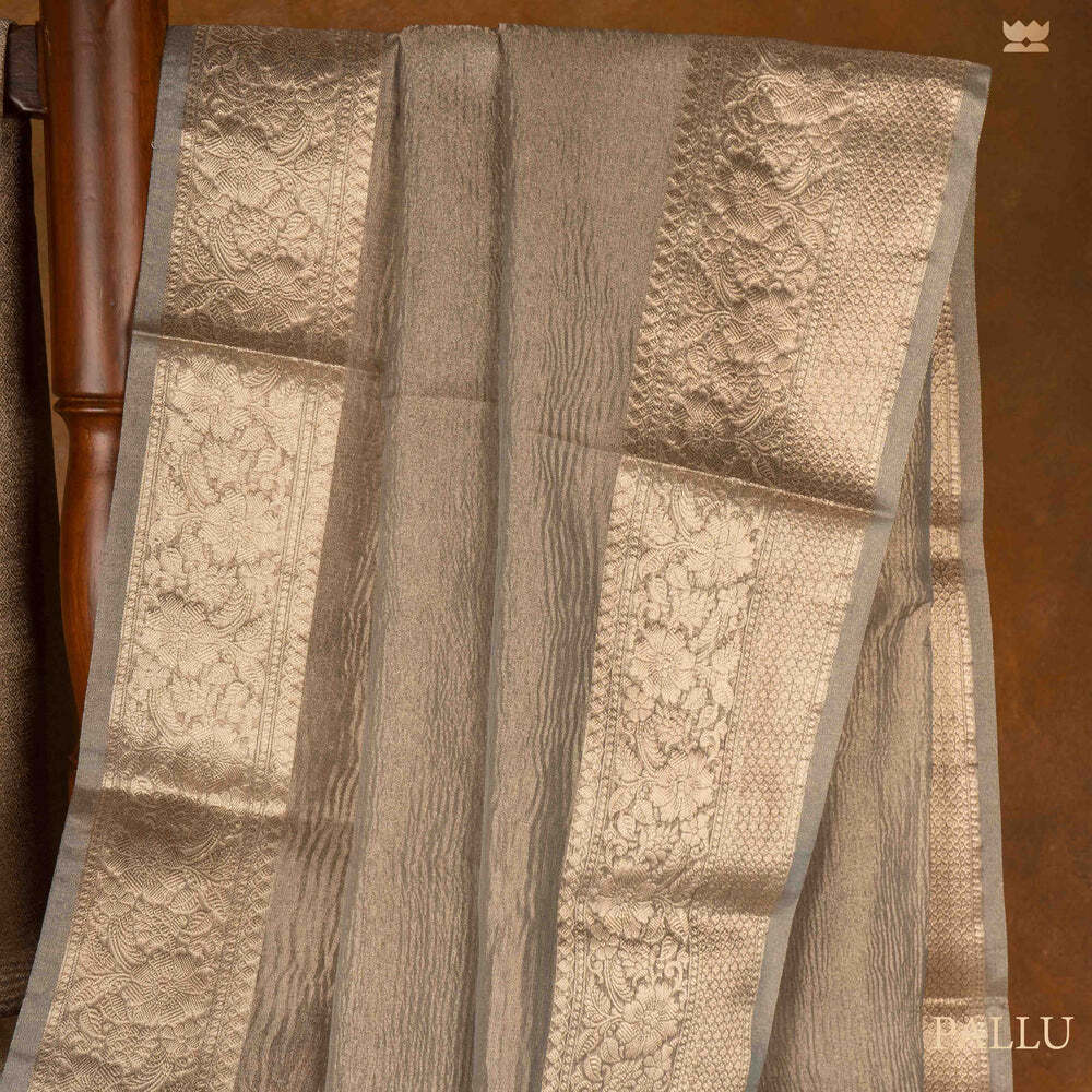 Kanak Crushed Semi Organza Saree