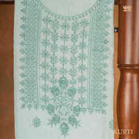 Linen Suit with Handwork Embroidery