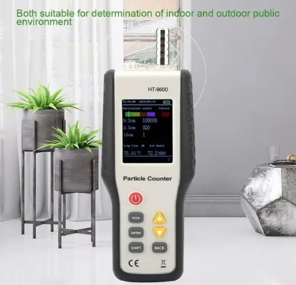 True Sense HT-9600 PM2.5 Air Quality Detector Air Analyzer Humidity Monitor 100-240V, AQM-10