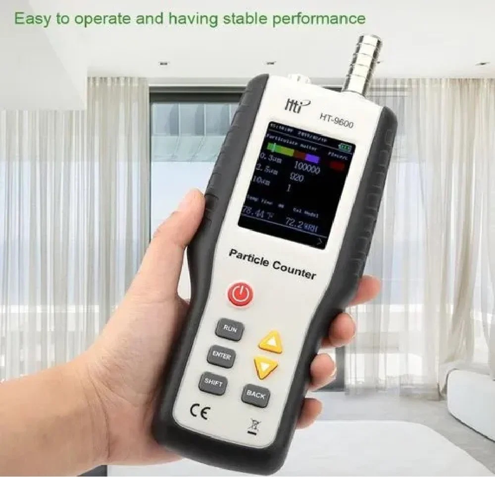 True Sense HT-9600 PM2.5 Air Quality Detector Air Analyzer Humidity Monitor 100-240V, AQM-10