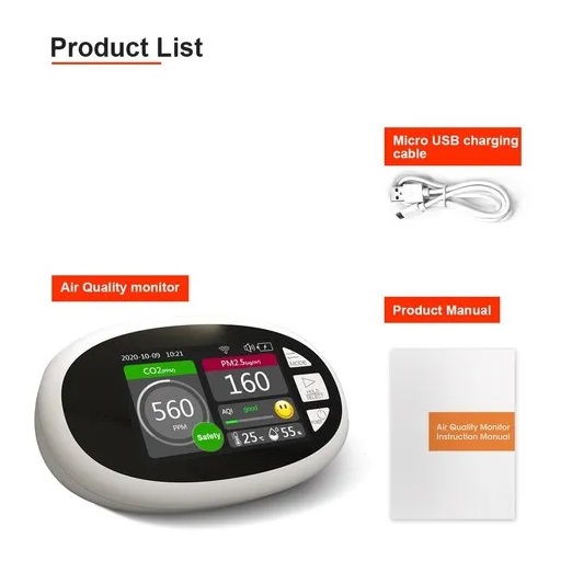 True Sense WIFI Air Quality Meter Test, AQM-11